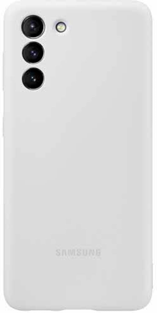 Silicone Cover Light Gray Smartphone Hülle Samsung 785300157284 Bild Nr. 1