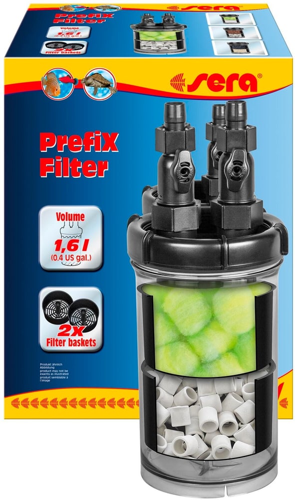 Accessori per filtri PrefiX Filter 1,6 l Tecniche per l'acquario sera 785302400669 N. figura 1
