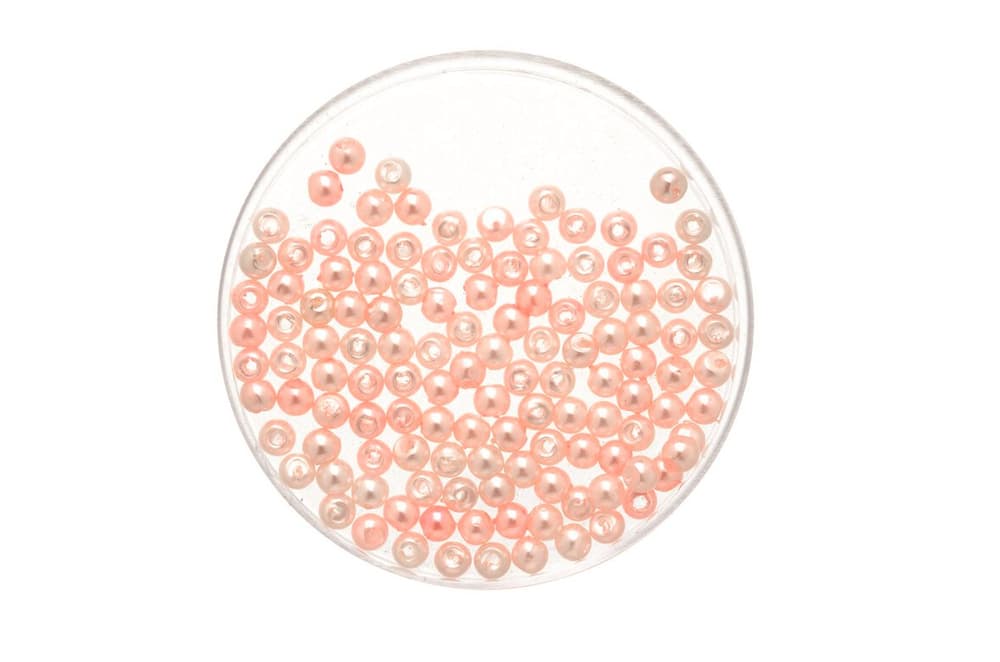 Perle di cera rosa chiaro, 4mm 100 pezzi Perline artigianali 608127300000 N. figura 1