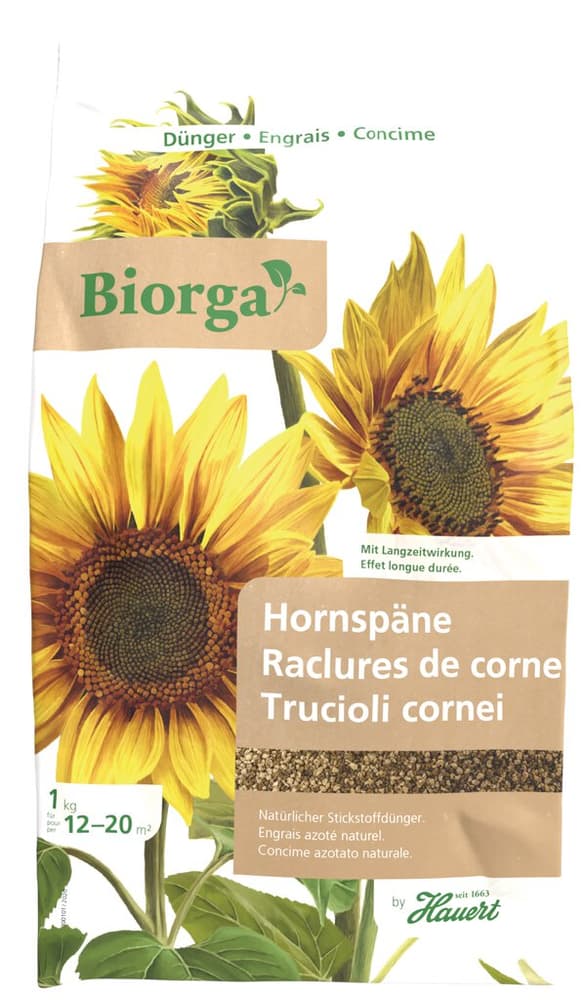 Biorga Trucioli cornei, 2.5 kg Fertilizzante solido Hauert 658202100000 N. figura 1