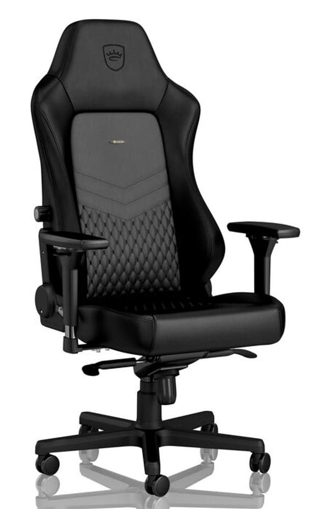 HERO Real Leather - black Sedia da gaming Noble Chairs 785302416022 N. figura 1