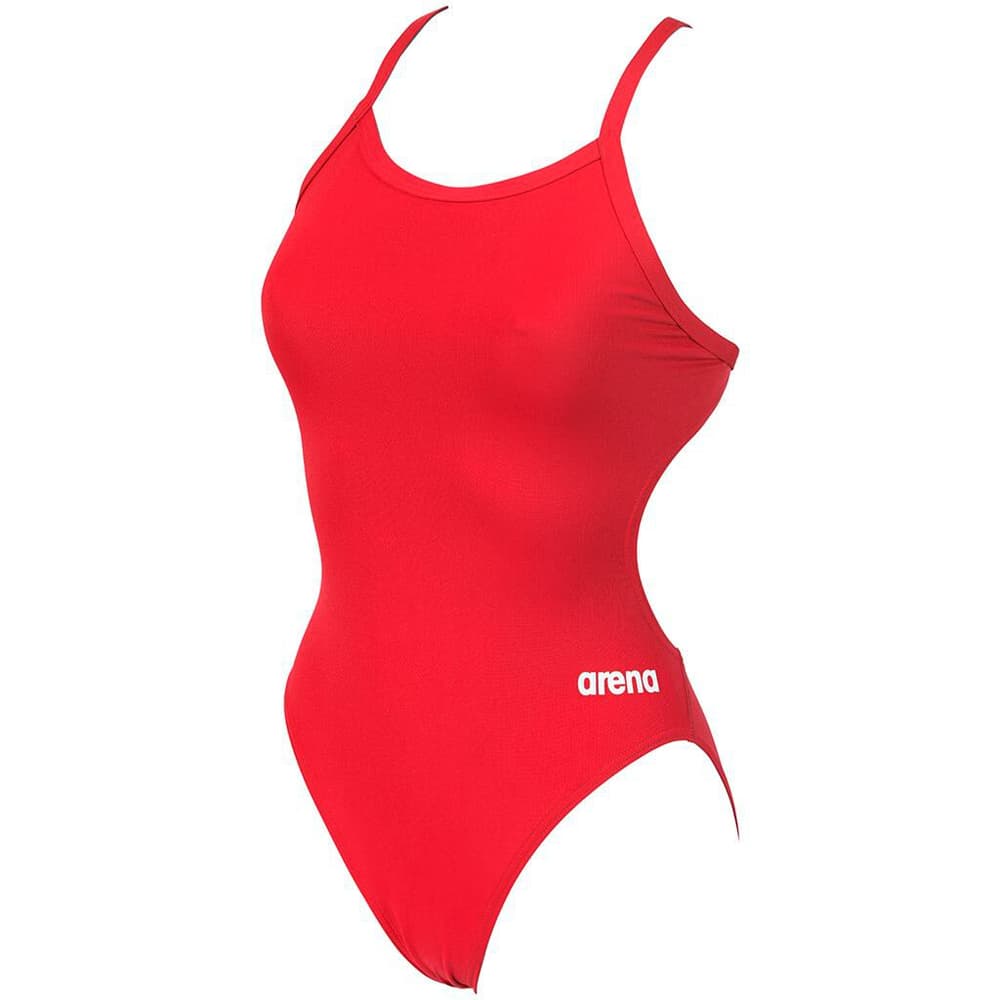 W Team Swimsuit Challenge Solid Costume da bagno Arena 468550103430 Taglie 34 Colore rosso N. figura 1