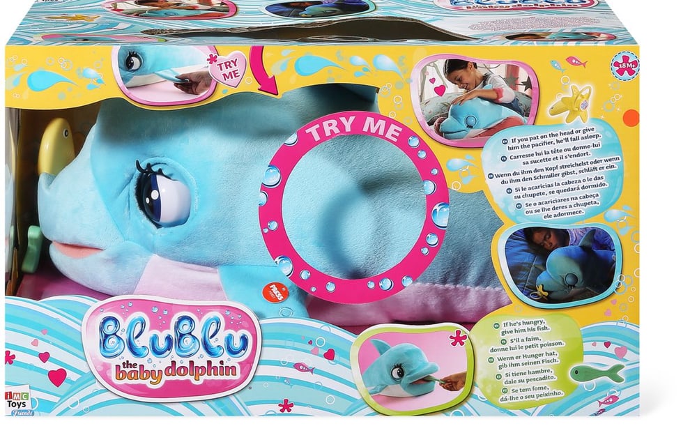 BluBlu le petit baby dolphin IMC TOYS 74465560000014 Photo n°. 1