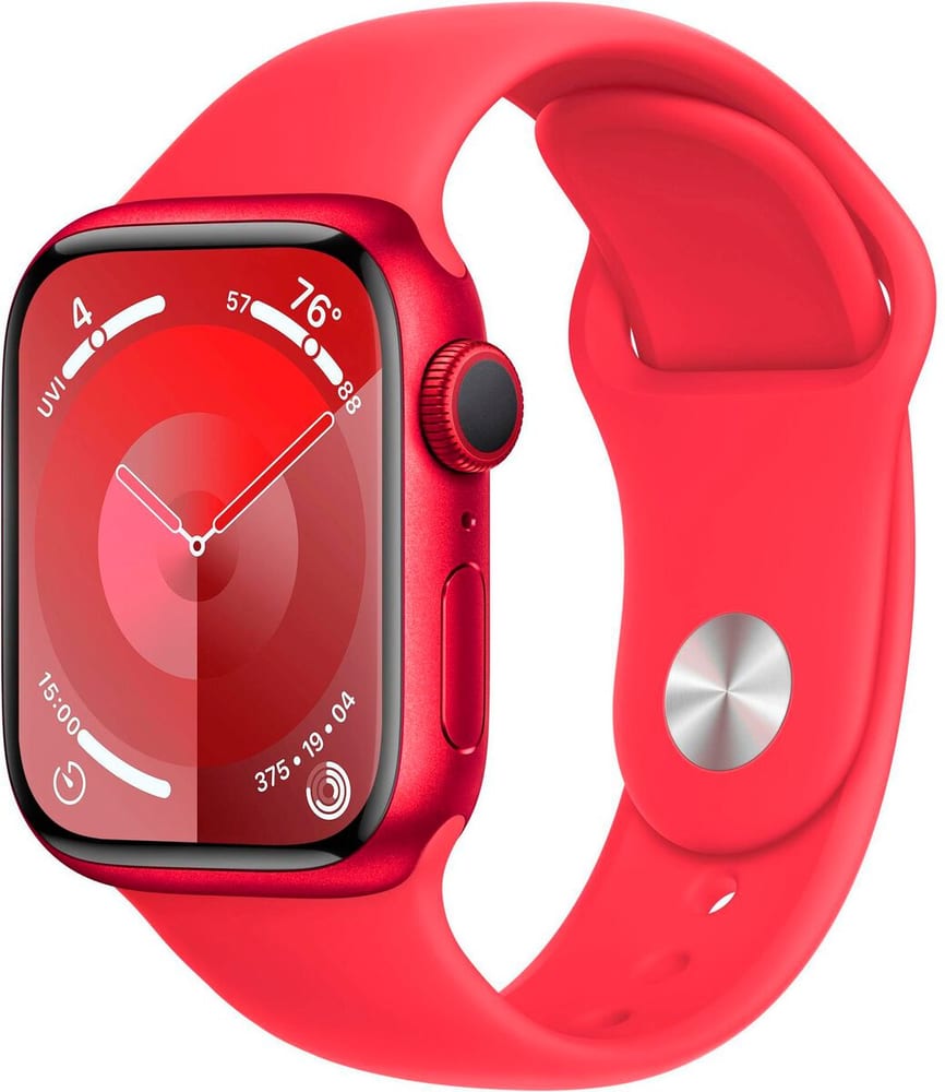 Watch Series 9 41 mm Alu Red Sport S/M Smartwatch Apple 785302428128 Bild Nr. 1