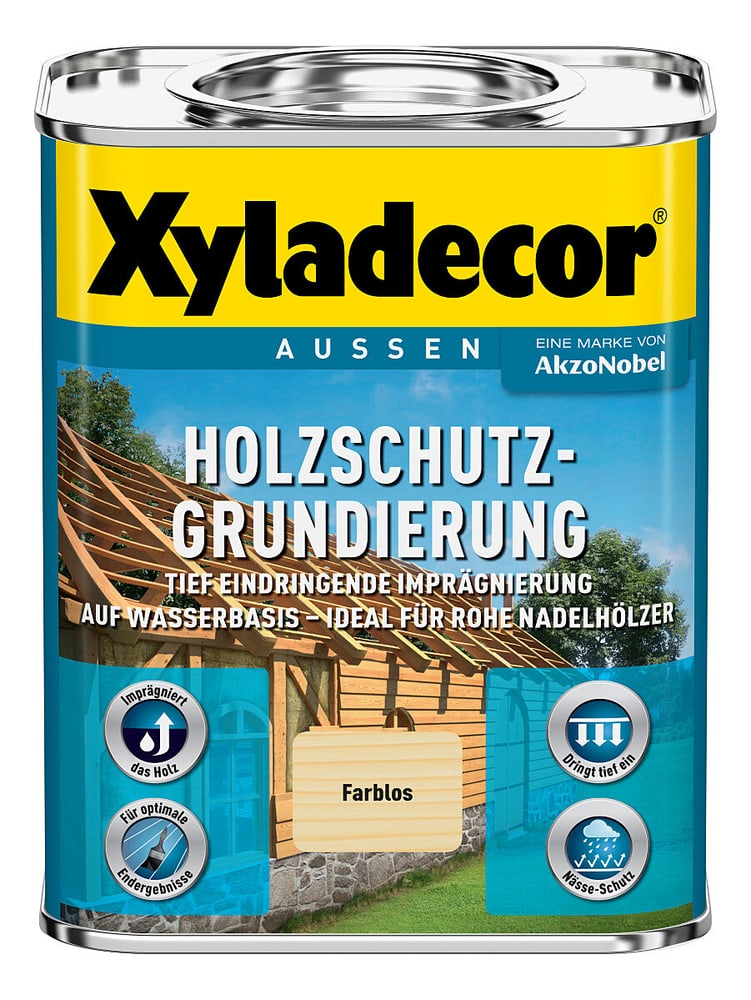 Holzschutz-Grundierung 2.5 l Holzlasur XYLADECOR 661515700000 Bild Nr. 1