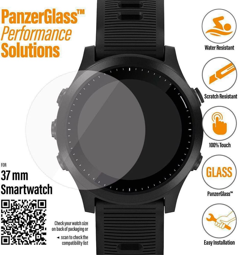 Garmin Fenix 5Plus, Vivomove HR (37 mm) Protection d’écran pour montre connectée Panzerglass 785300196548 Photo no. 1