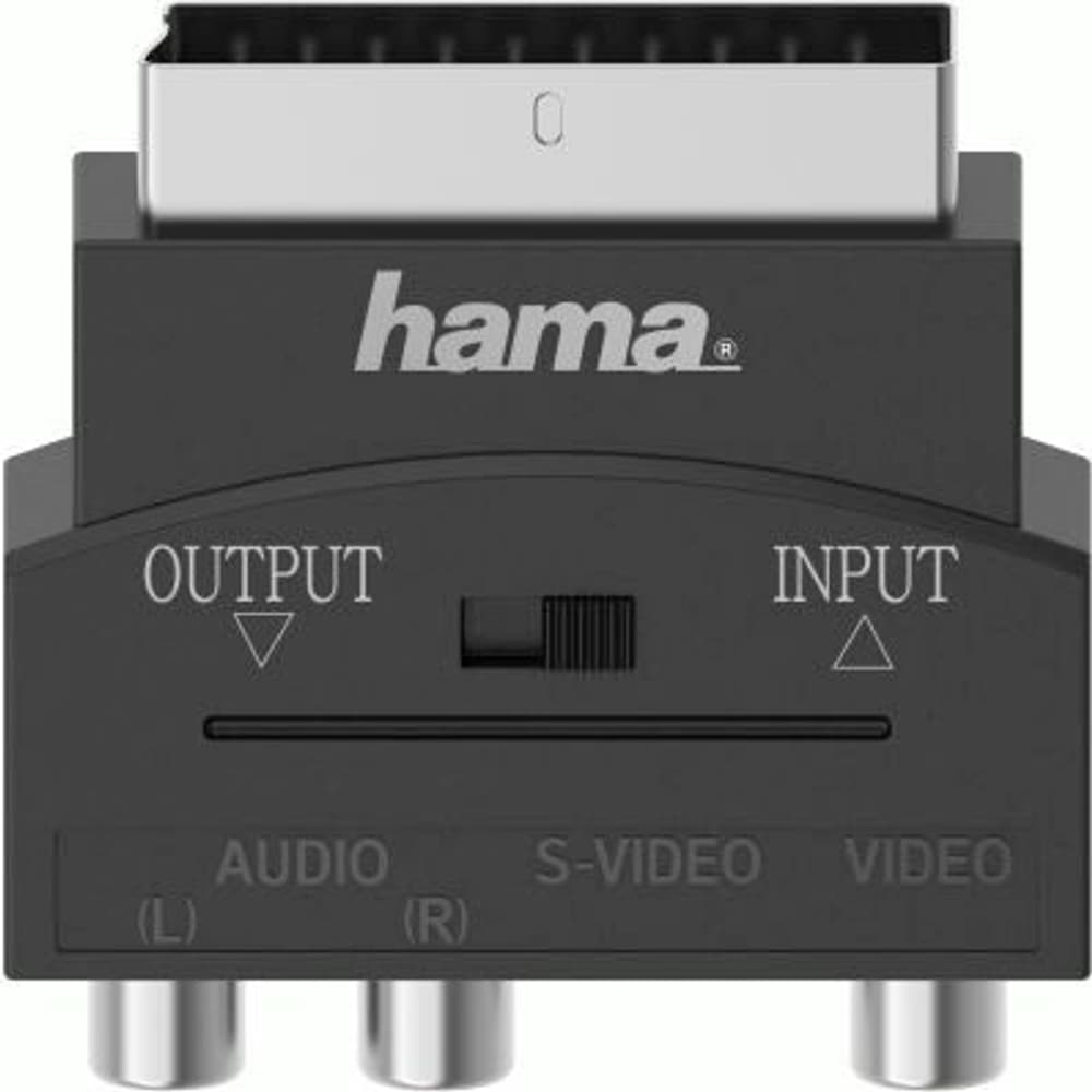 3 Cinch-Kupplungen - Scart-Stecker Video Adapter Hama 785302424044 Bild Nr. 1