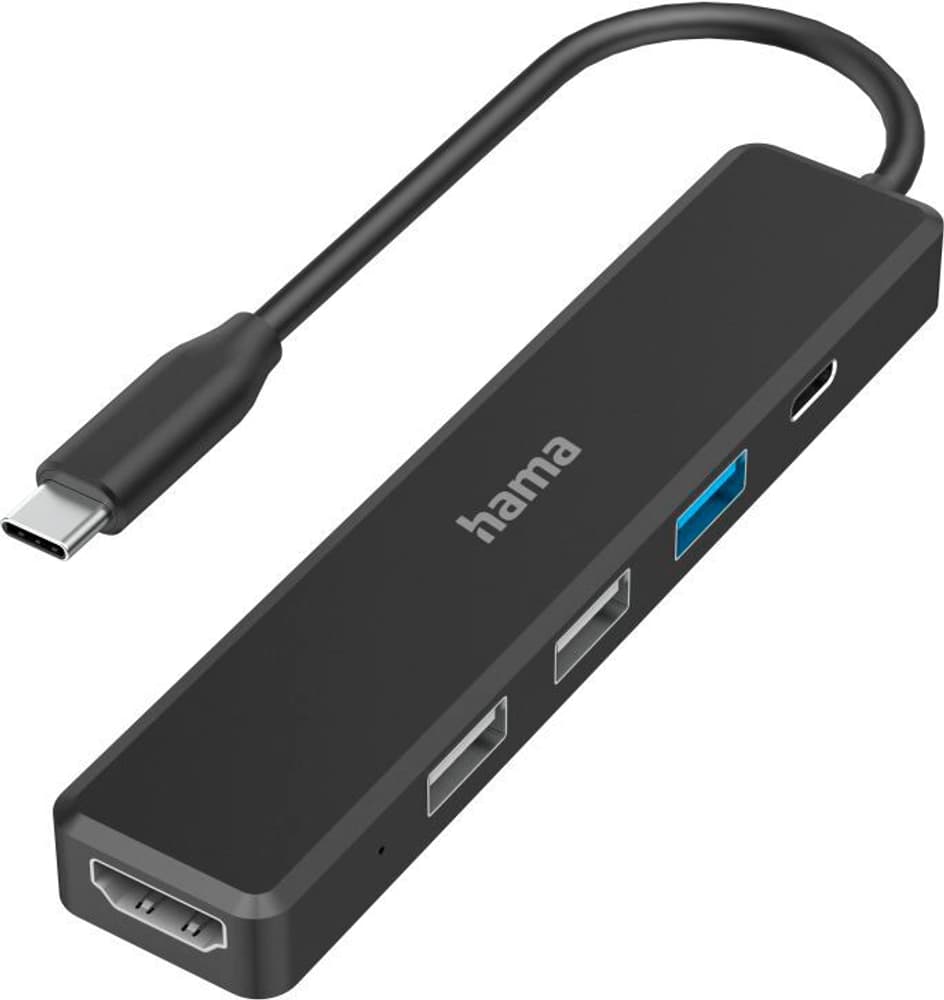 Multiport, 5 Ports, 3x USB-A, USB-C, HDMI™ Dockingstation e hub USB Hama 785302423429 N. figura 1