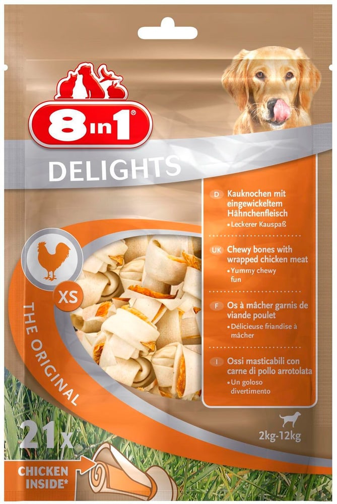 Delights Original Pack XS, 21 pièces Accessoires pour chiens 8in1 785300192056 Photo no. 1