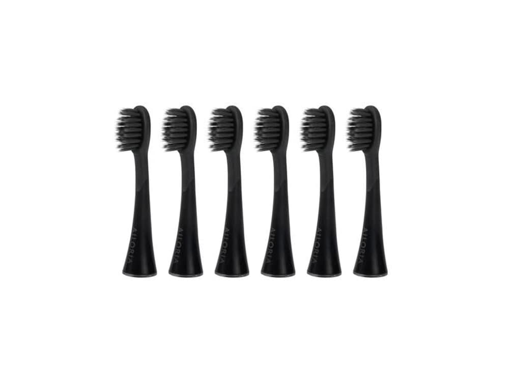 Shine Bright Charcoal Black, 6 pezzi Testina per spazzolino da denti Ailoria 785300162846 N. figura 1