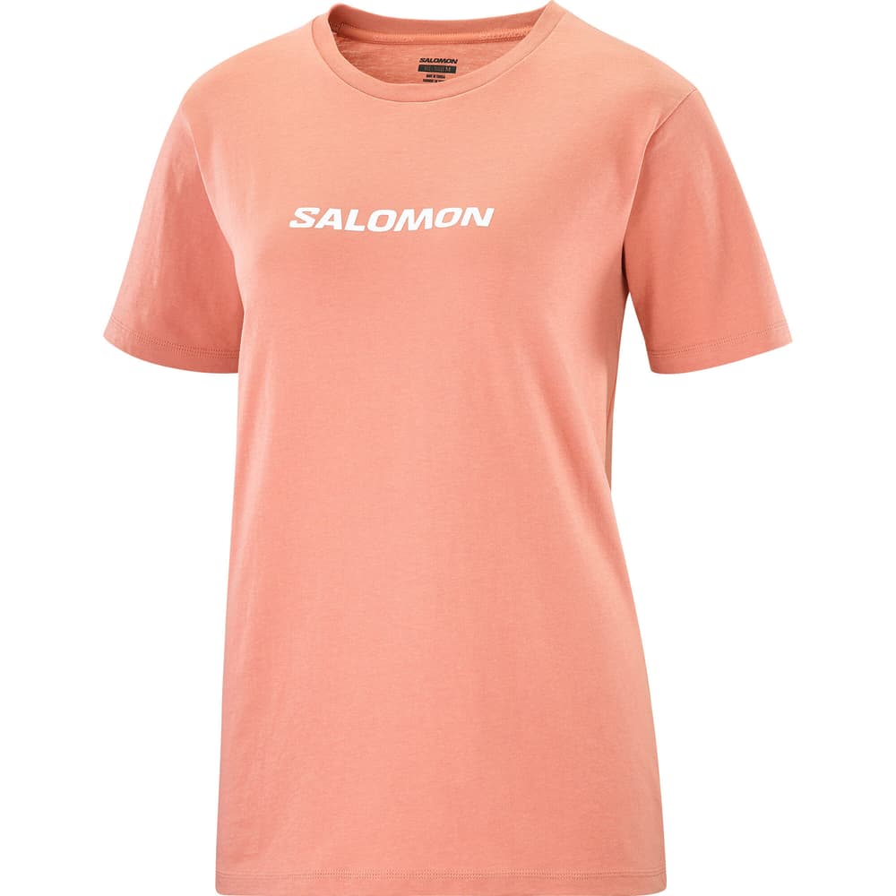 Logo T-Shirt Salomon 468433900531 Grösse L Farbe Hellrot Bild-Nr. 1