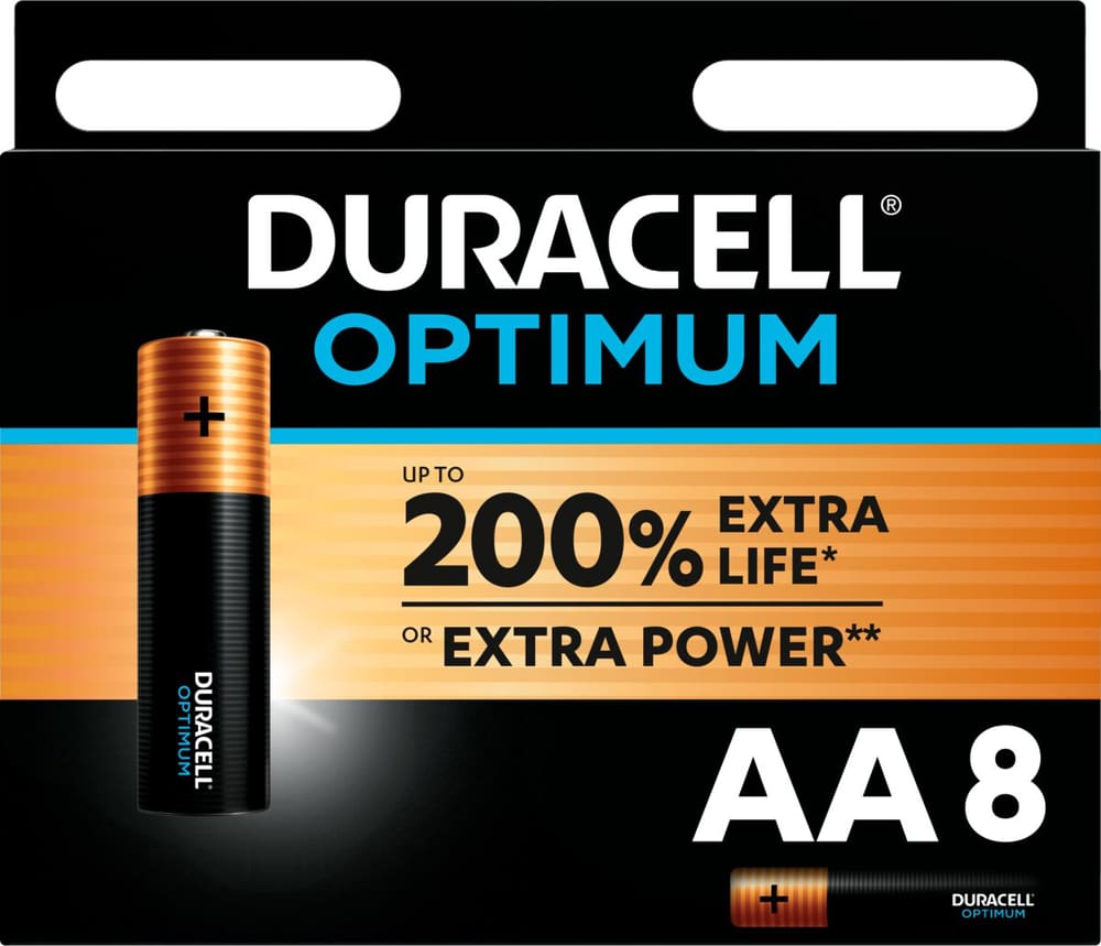 Optimum AA/LR6, 8 pcs. Batterie Duracell 785300164268 Photo no. 1