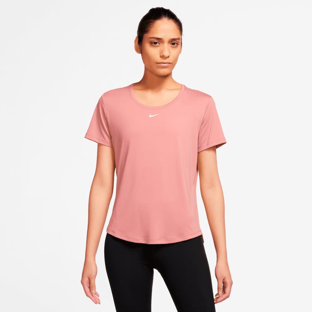 W One DF SS STD Top T-shirt Nike 471828000639 Taille XL Couleur vieux rose Photo no. 1