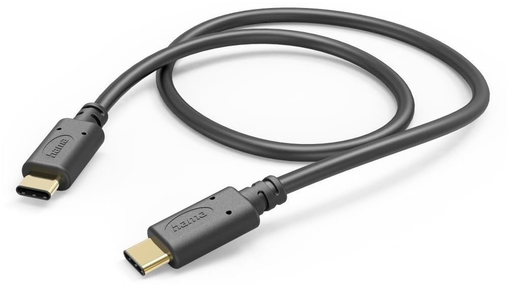 USB-C - USB-C, 1 m, Schwarz Ladekabel Hama 785300173301 Bild Nr. 1