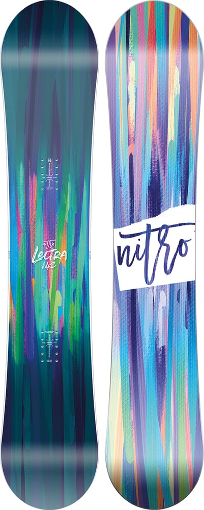 Lectra Brush inkl. Rythm (S) All Mountain Snowboard con attacchi Nitro 494558614260 Colore verde Lunghezza 142 N. figura 1