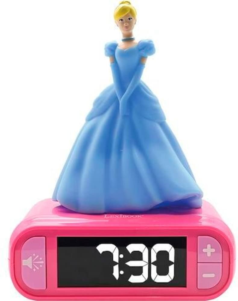 Disney Princesse Cendrillon avec figurine veilleuse 3D et sonneries spéciales Réveil Lexibook 785302412874 Photo no. 1