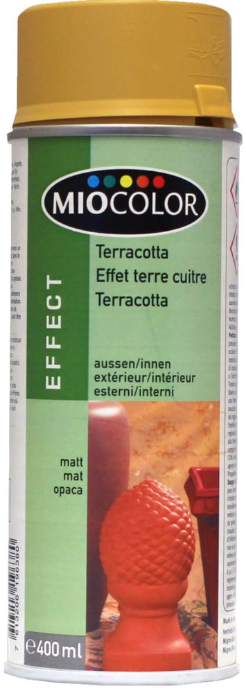 Vernice spray terracotta Lacca ad effetto Miocolor 660829600000 Colore Giallo Sahara Contenuto 400.0 ml N. figura 1