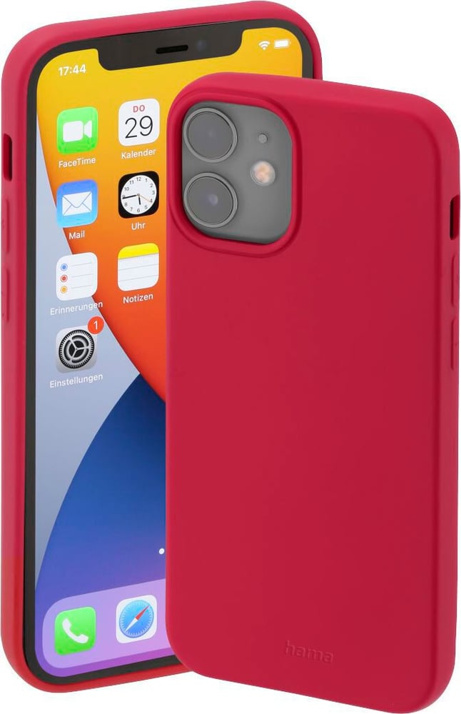 "Finest Feel" Apple iPhone 12 mini, Rosso Cover smartphone Hama 785300179621 N. figura 1