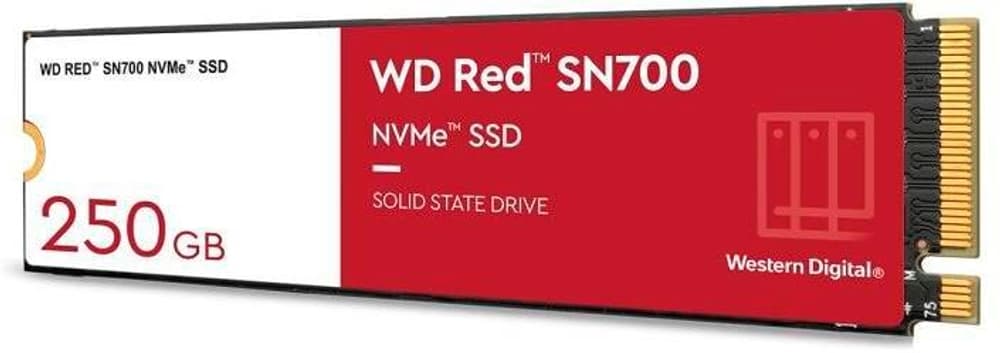 WD Red SN700 M.2 2280 NVMe 250 GB Disque dur SSD interne Western Digital 785300188795 Photo no. 1
