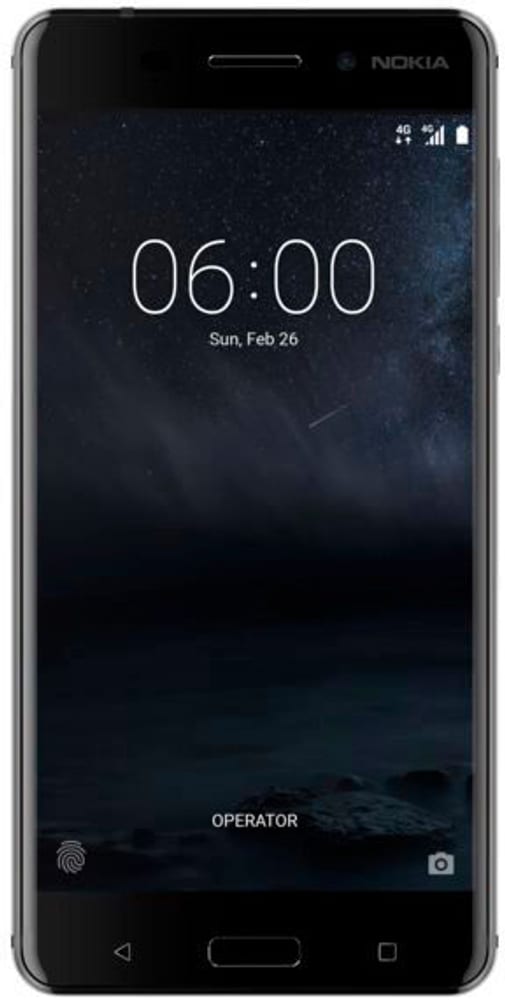 6 Dual SIM 32 GB schwarz Smartphone Nokia 79462100000017 Bild Nr. 1
