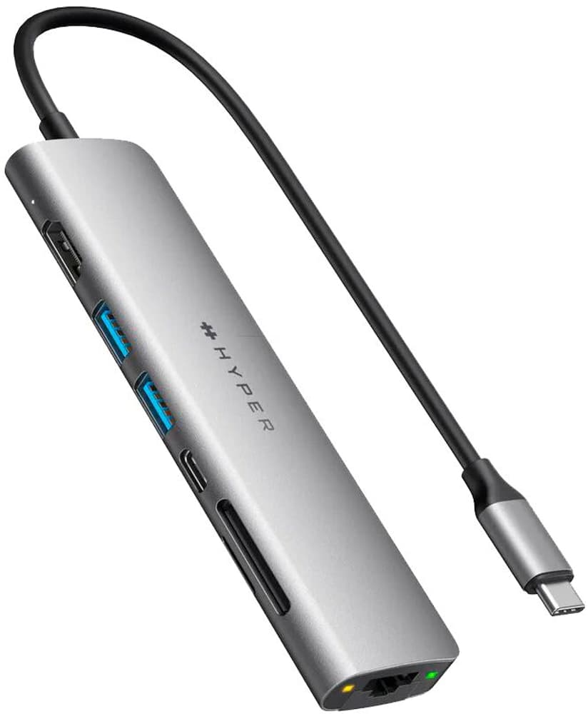 HyperDrive SLAB 7in1 USB-C Dockingstation e hub USB HYPER 798336500000 N. figura 1