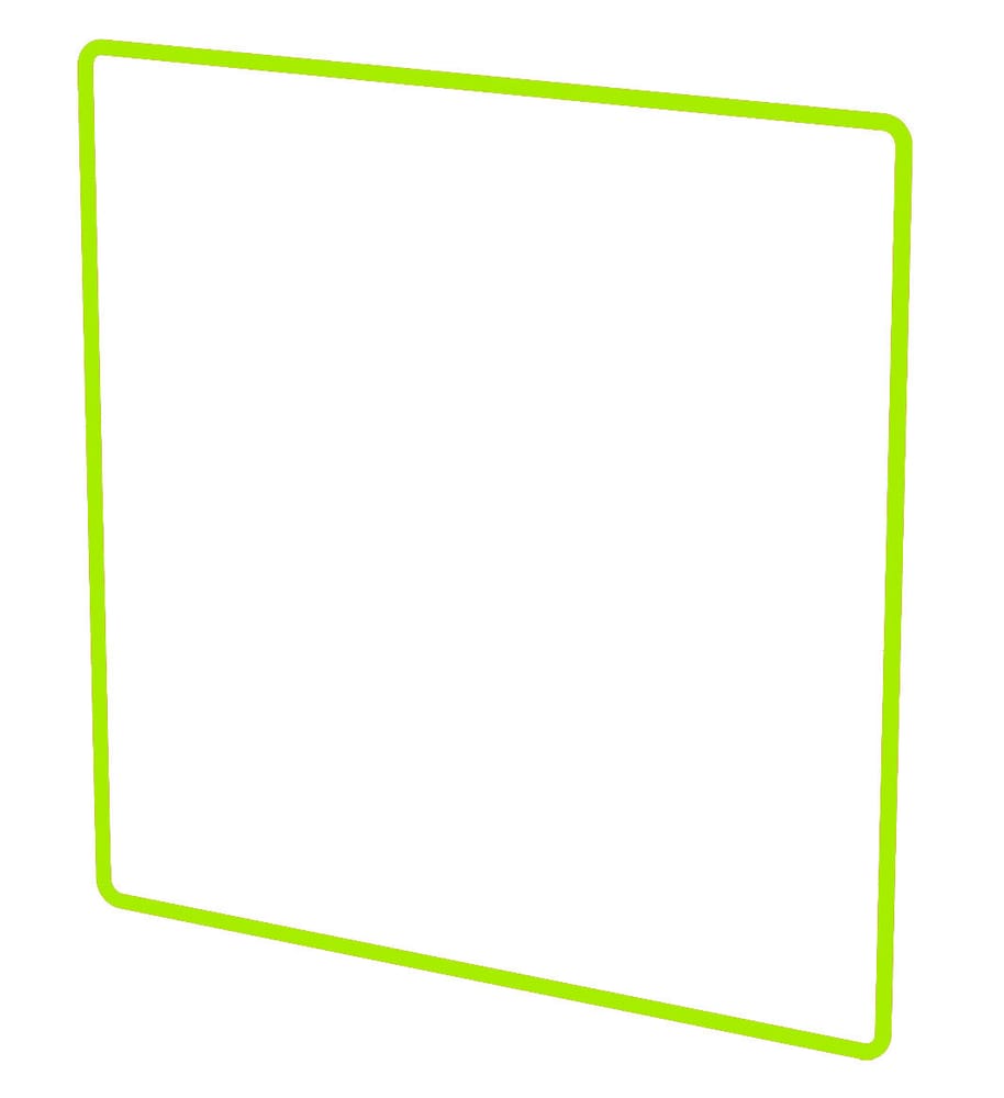 Profilo decorativo ta.2x2 priamos giallo/verde fluorescente Designprofil Modino Priamos 613291000000 N. figura 1