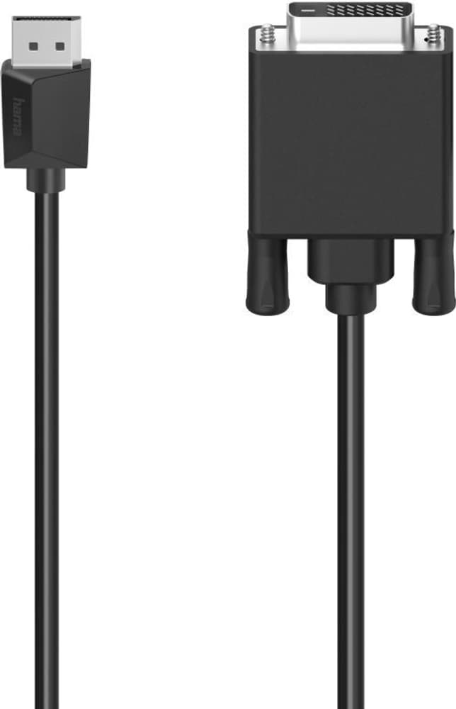 DisplayPort mâle - DVI mâle, Ultra HD 4K, 1,50 m Câble vidéo Hama 785300174392 Photo no. 1