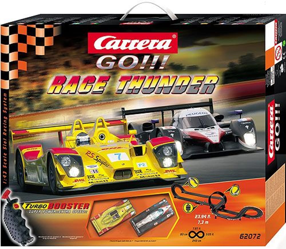 10/10 XL CARRERA GO RACE THUNDER Carrera 74421830000008 No. figura 1