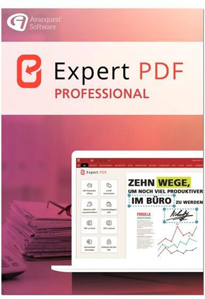Expert PDF 15 Professional Software per ufficio (Download) Avanquest 785302424459 N. figura 1