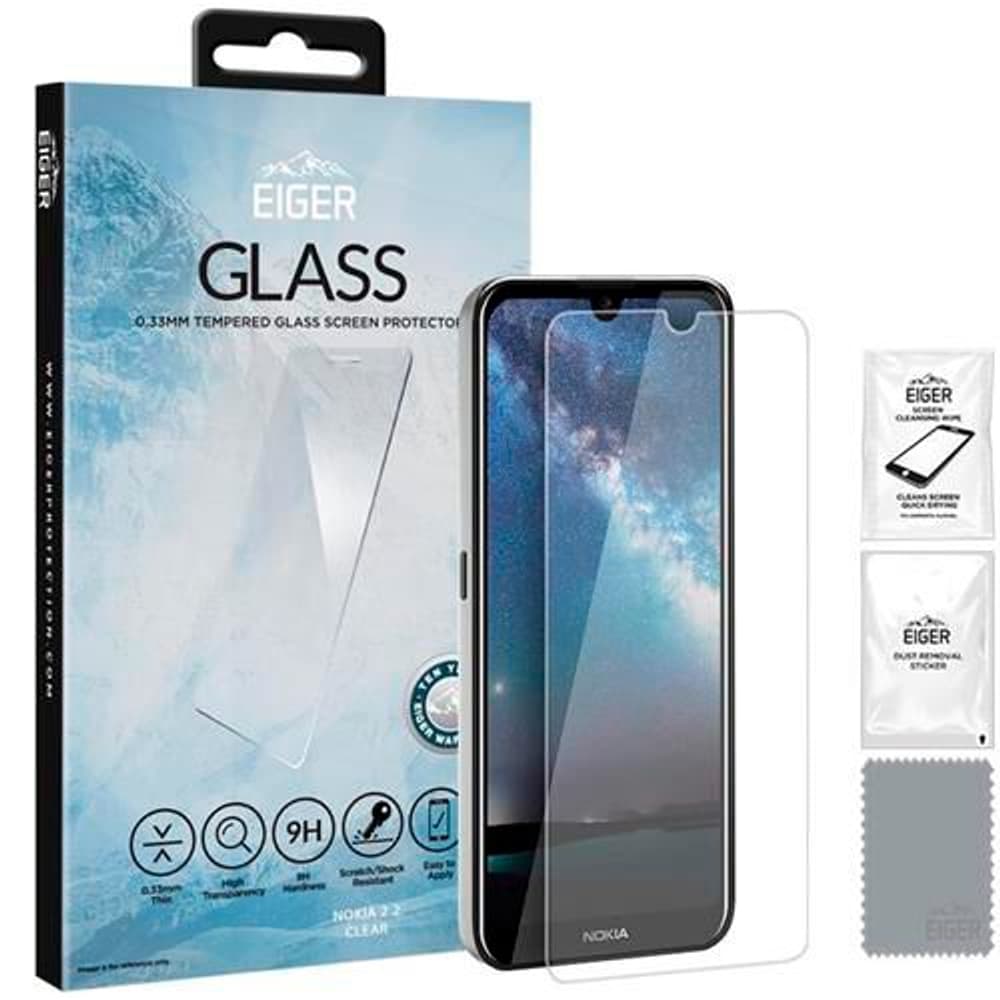2.5D Glass clear Smartphone Schutzfolie Eiger 798689300000 Bild Nr. 1
