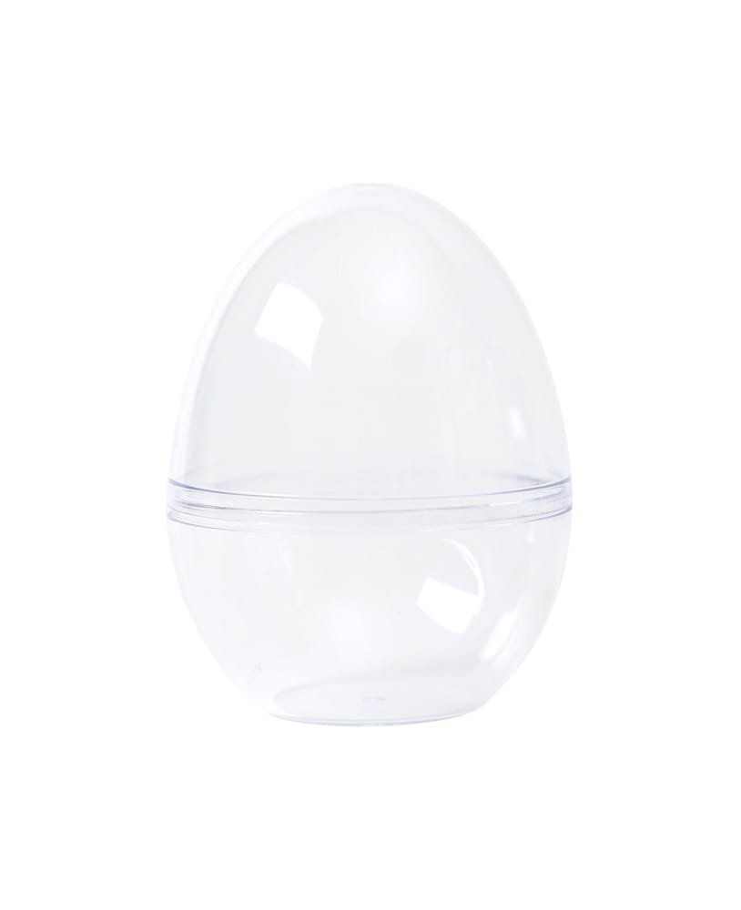 Uova in plastica, trasparenti, 2 pezzi 665774200000 N. figura 1