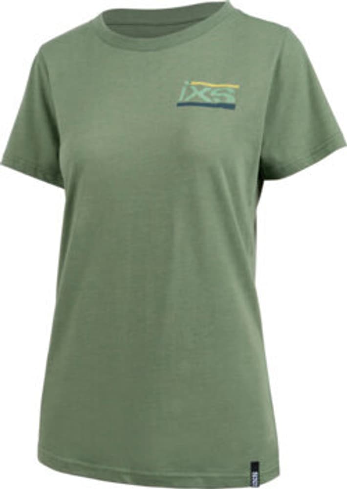 Women's Arch organic tee T-shirt iXS 470905503815 Taglie 38 Colore smeraldo N. figura 1