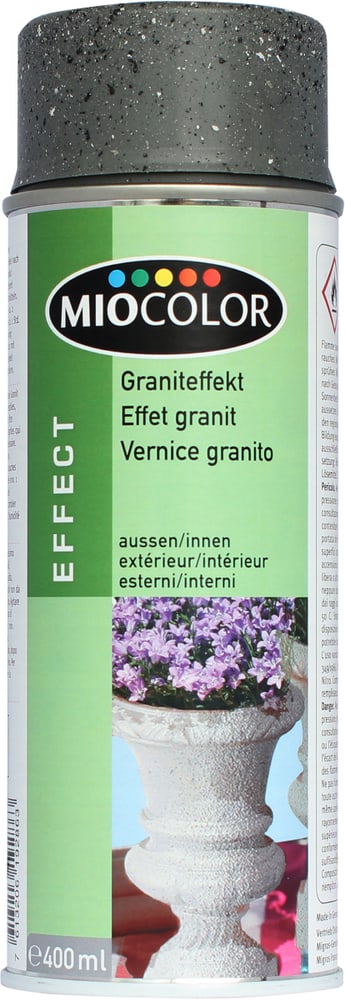 Granit Style Spray Effektlack Miocolor 660816900000 Farbe Dunkelgrau Inhalt 400.0 ml Bild Nr. 1