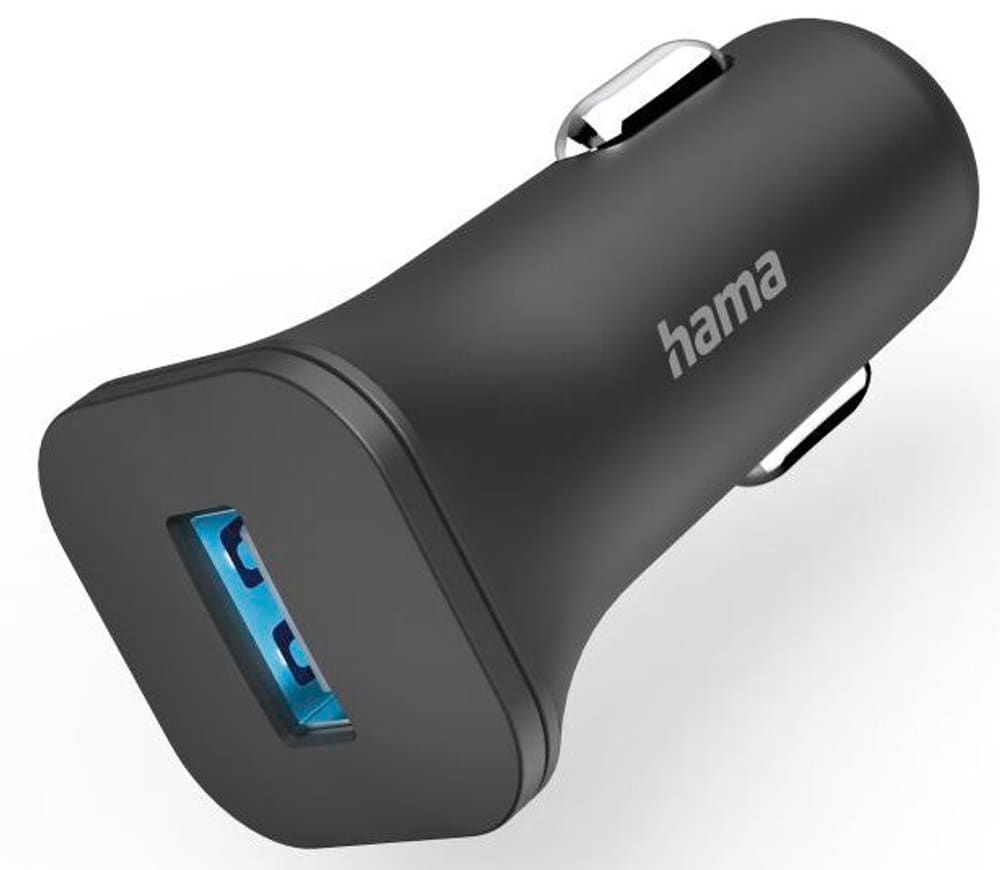 Auto-Ladegerät mit USB-A-Buchse, 6 W, Schwarz Auto-Adapter Hama 785300173424 Bild Nr. 1