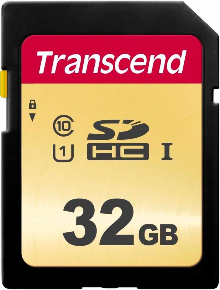 SD Card 500S 32GB SDHC Cartes mémoire SD Transcend 785300147292 Photo no. 1