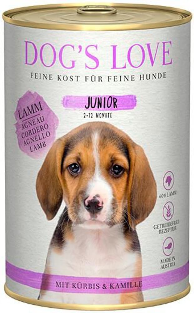 Dogs Love Junior agnello Cibo umido 658758200000 N. figura 1
