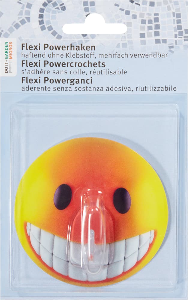 Flexi Powerhaken Smile Do it + Garden 675115000000 Sujet Smile Farbe Bunt Bild Nr. 1
