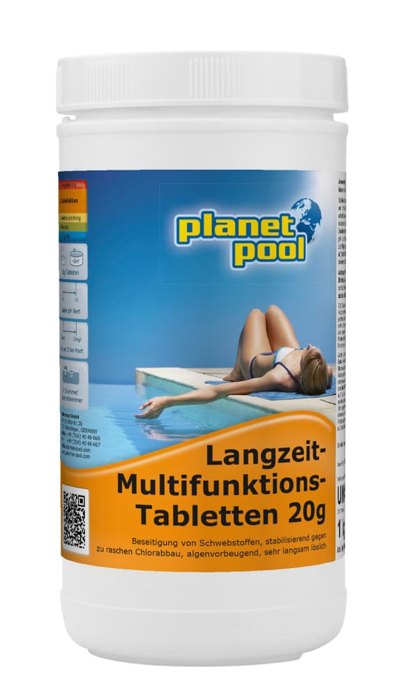 Multifunktions-Tabletten 20g Desinfektion Chlor Planet Pool 647068100000 Bild Nr. 1