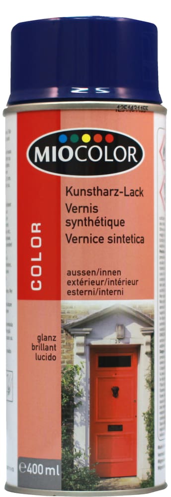 Vernice spray a base di resina sintetica Lacca colorata Miocolor 660813900000 N. figura 1