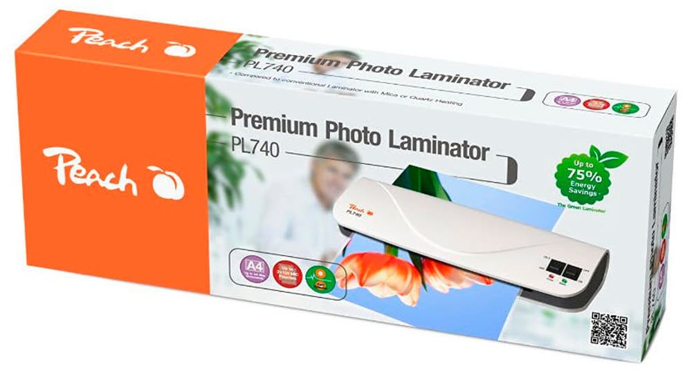 Premium Photo Laminator A4 - PL740 Plastifieuse Peach 79312750000013 Photo n°. 1