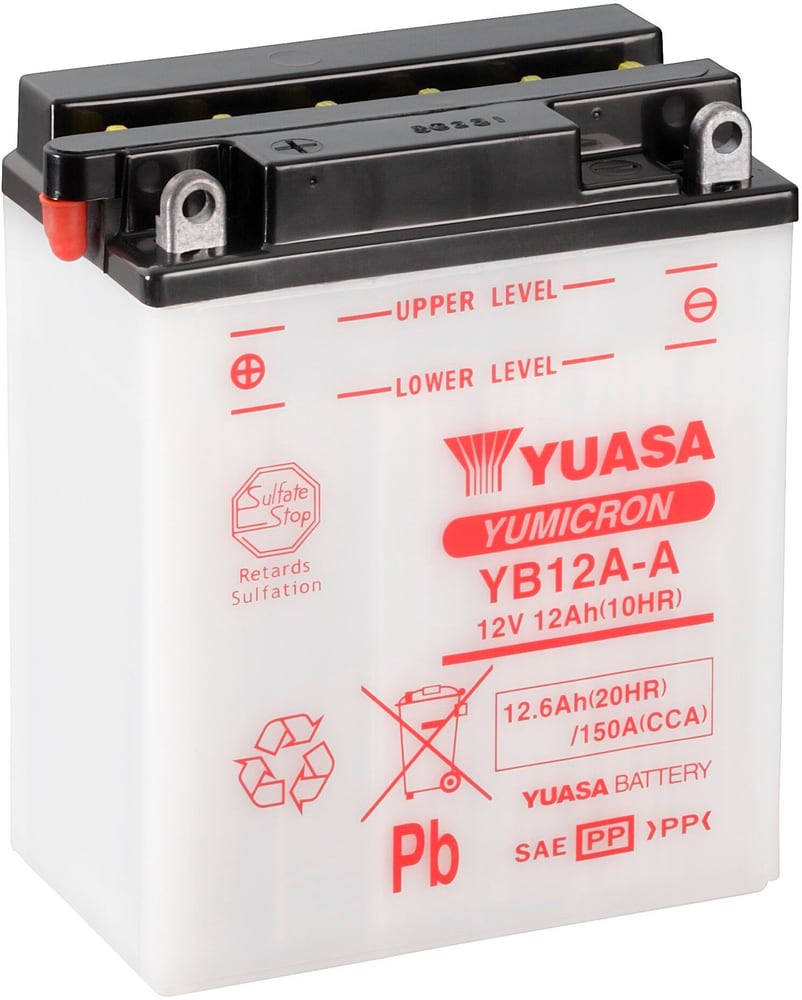 Batterie Yumicron 12V/12.6Ah/150A Motorradbatterie 621217900000 Bild Nr. 1