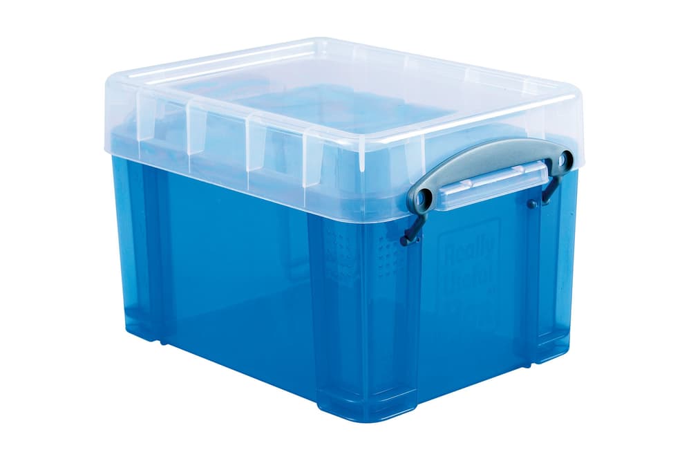 Ordnungsbox 3L Aufbewahrungsbox Really Useful Box 603731900000 Grösse L: 16.0 cm x B: 18.0 cm x H: 24.5 cm Farbe Blau Bild Nr. 1