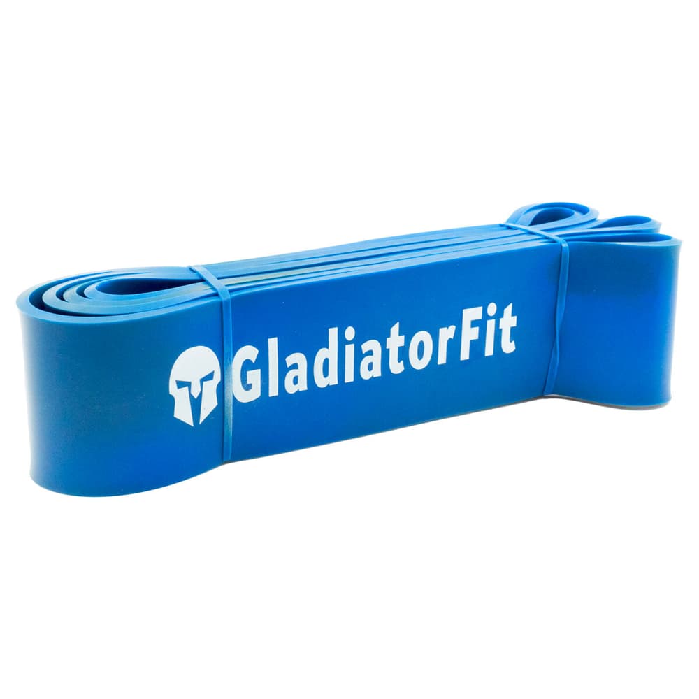 Elastische Widerstandsbinde aus Latex | Blau Fitnessband GladiatorFit 469402700000 Bild-Nr. 1