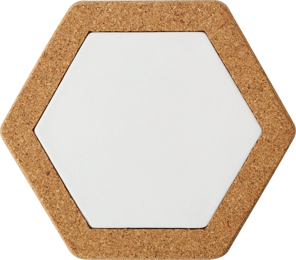 Korkuntersetzer Hexagon, 19 x 17 cm Korkuntersetzer 667024500000 Bild Nr. 1