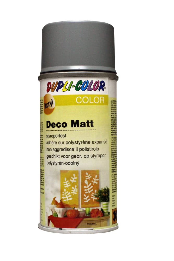 Vernice spray deco opaco Air Brush Set Dupli-Color 664810003001 Colore Grigio Argento N. figura 1