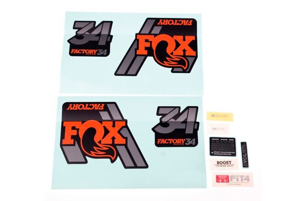 Fox 18 34 F-S logo orange noir mat Autocollants 18 34 F-S logo orange noir mat Autocollants Fox 473771800000 Photo no. 1