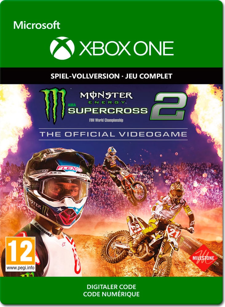 Xbox One - Monster Energy Supercross 2 The Official Videogame Jeu vidéo (téléchargement) 785300141860 Photo no. 1