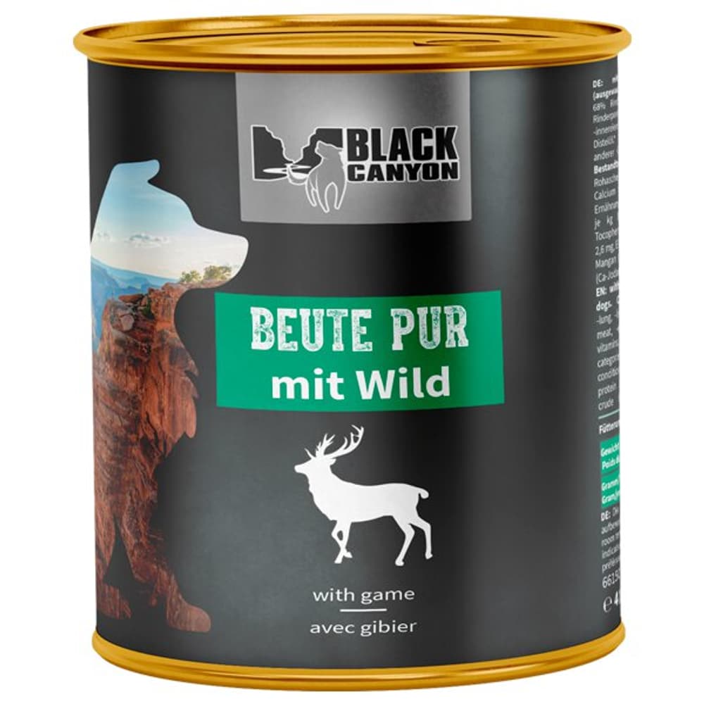 au gibier pur, 820g Aliments humides Black Canyon 658571200000 Photo no. 1