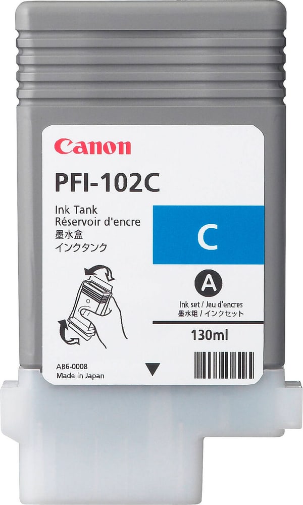 PFI-102C cyan Cartuccia d'inchiostro Canon 785300123895 N. figura 1