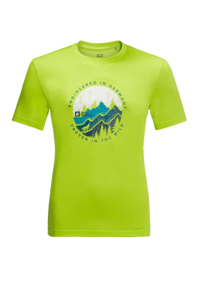 Hiking T-shirt de trekking Jack Wolfskin 467558000366 Taille S Couleur lime Photo no. 1